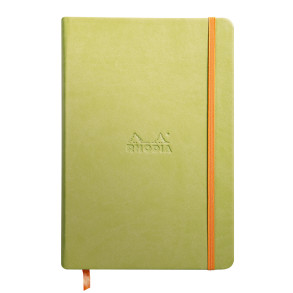 Rhodia Hardcover Notebook - A5 - Anise Green - Lined